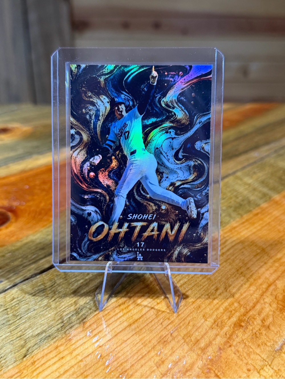 Shohei Ohtani Los Angeles Dodgers Custom Baseball Card
